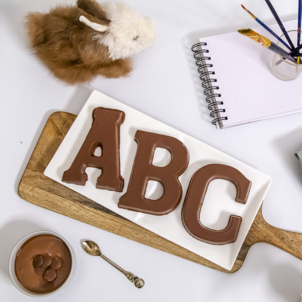 chocolate with letter a