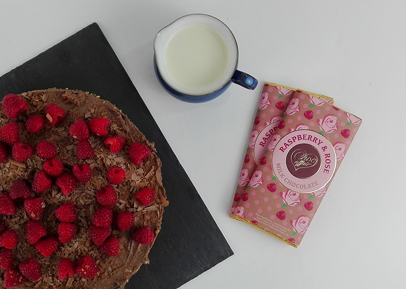 Raspberry Rose Cheesecake