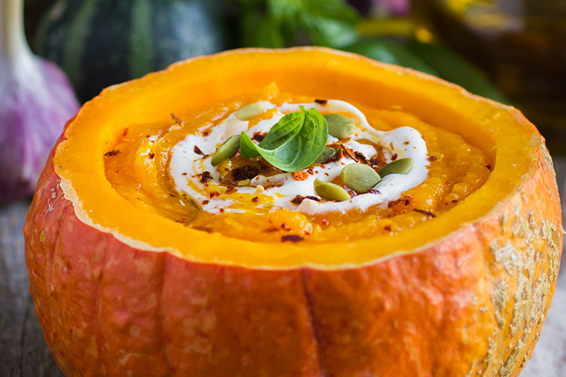 Pumpkin Ginger Squash Soup