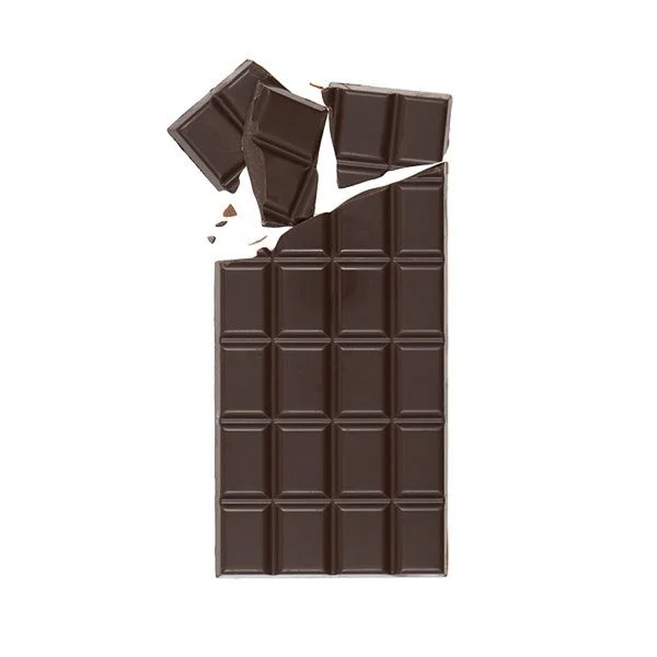 Dark Chocolate Bar Broken