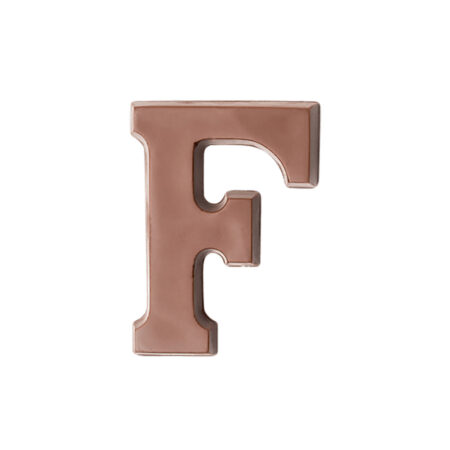 Milk Chocolate Letter F