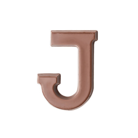Milk Chocolate Letter J