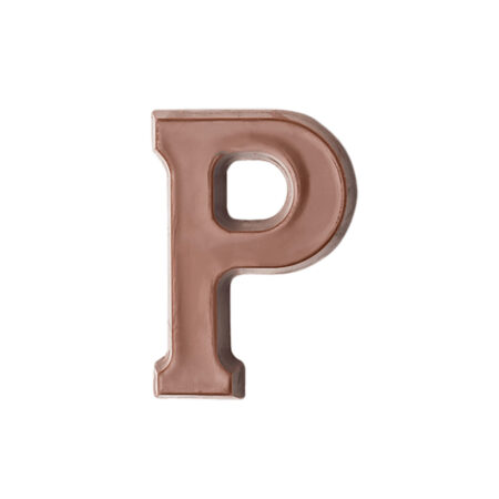 Milk Chocolate Letter P