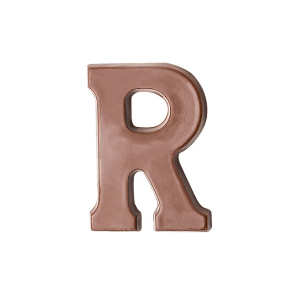 Milk Chocolate Letter R
