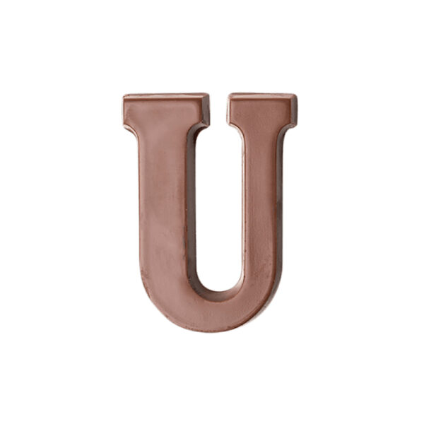 Milk Chocolate Letter U
