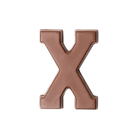 Milk Chocolate Letter X