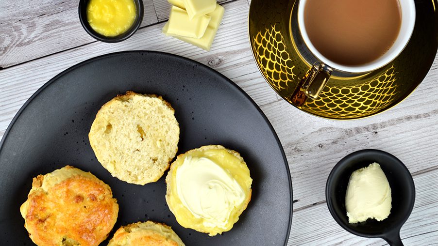 Lemon & White Chocolate Scones Recipe – Choc Affair