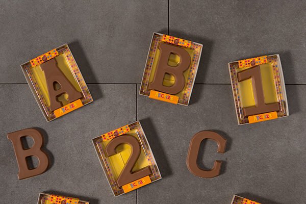 Chocolate Letters and Numbers