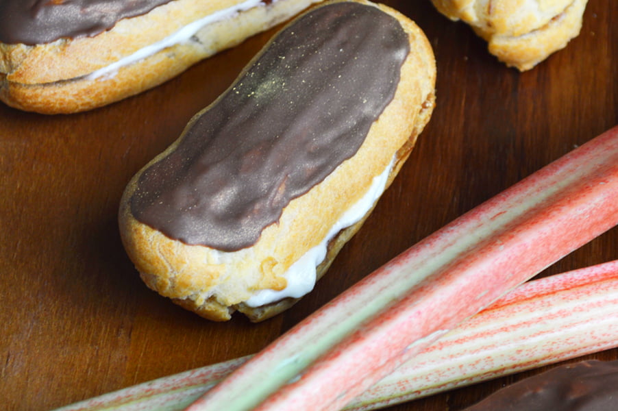 Rhubarb Eclair Recipe