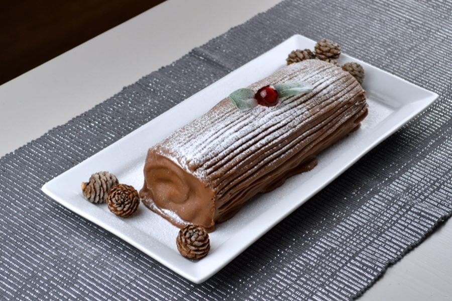 Dark Chocolate Christmas Yule Log Recipe Choc Affair