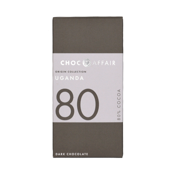 80% Uganda Dark Chocolate Bar