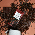 Choc Affair Coffee dark chocolate bar, 90g, vegan, Vegan Society registered, crafted in York with sustainably sourced cocoa, palm oil free