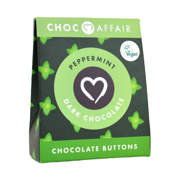 Peppermint Dark Chocolate Buttons