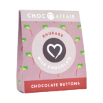 Rhubarb Milk Chocolate Buttons