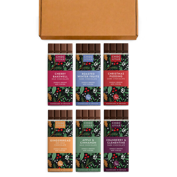 6 autumn winter chocolate bars