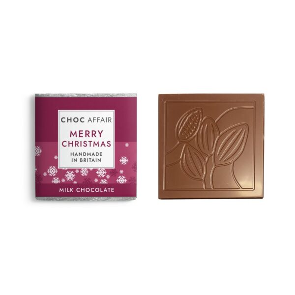 Merry Christmas milk chocolate bar 30g