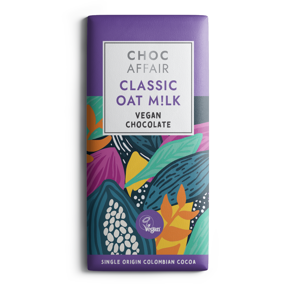 Classic_Oat Oat m!lk chocolate bar on white background - Choc Affair