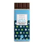 Lime & Sea Salt dark chocolate bar