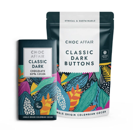 Classic Dark Chocolate Buttons and Bar Gift Set
