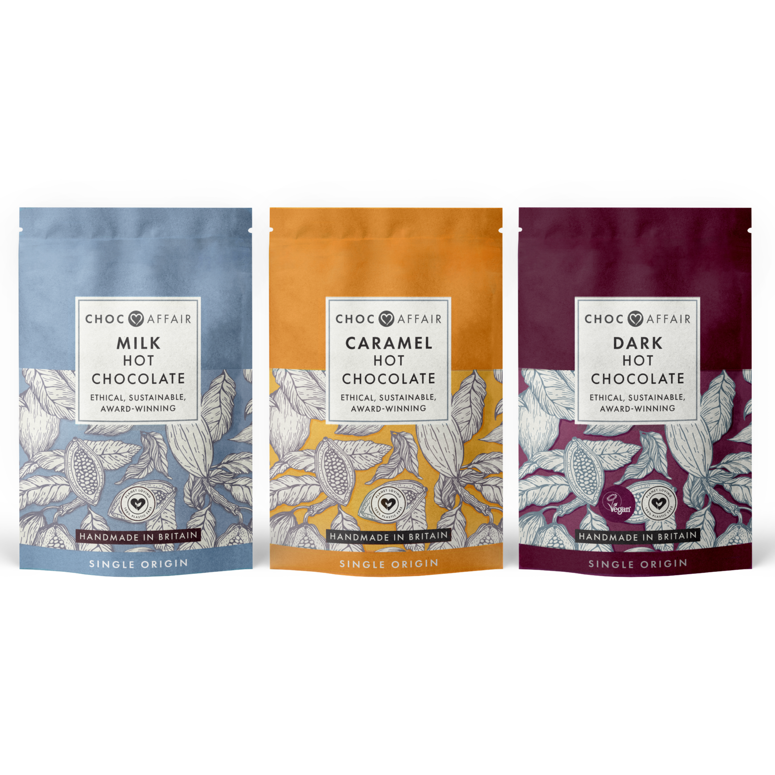 Classic Milk Hot Chocolate sustainably grown Choc Affair
