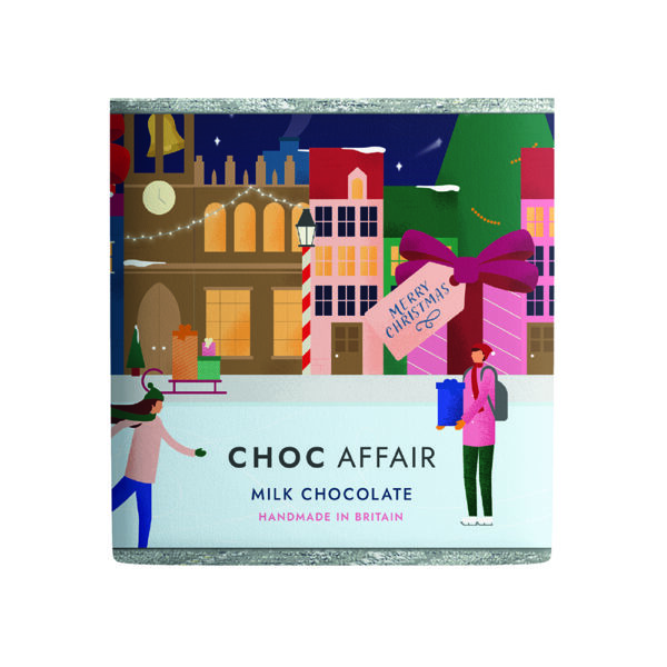 Merry Christmas Milk Chocolate Bar - Image 1
