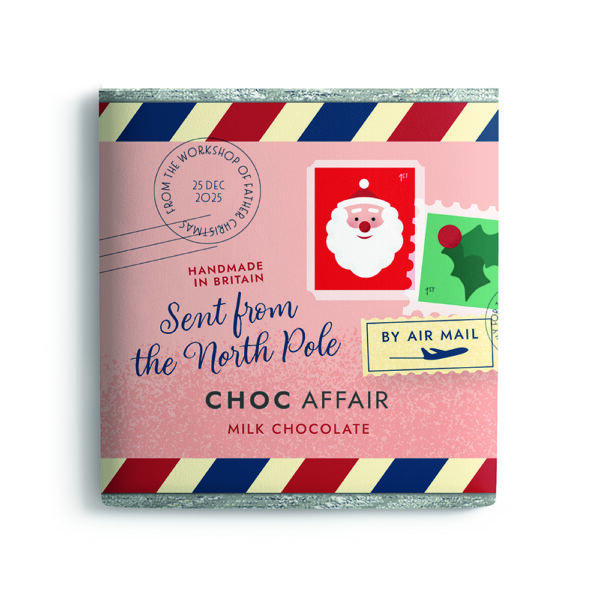 Letter from the North Pole Milk Chocolate Bar - Image 1