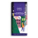Choc Affair Blackberry and Woodland Harvest Dark Chocolate Christmas chocolate bar